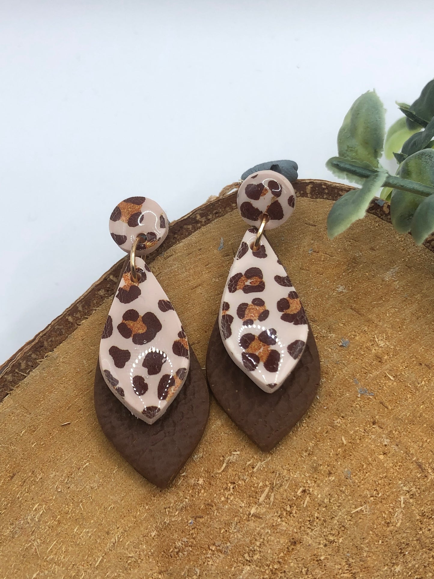 Leopard Oorbellen