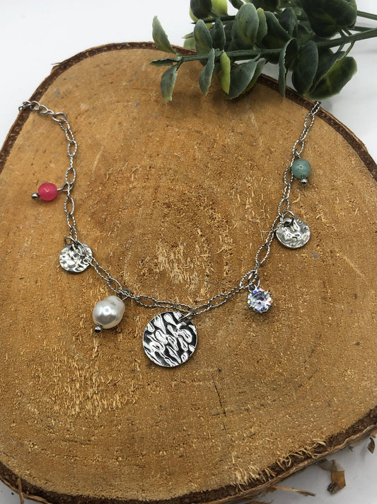 Ocean Whispers Armband – Zilver met Charms