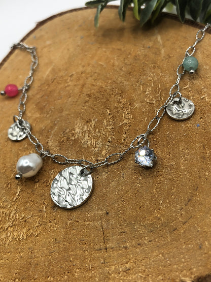 Ocean Whispers Armband – Zilver met Charms